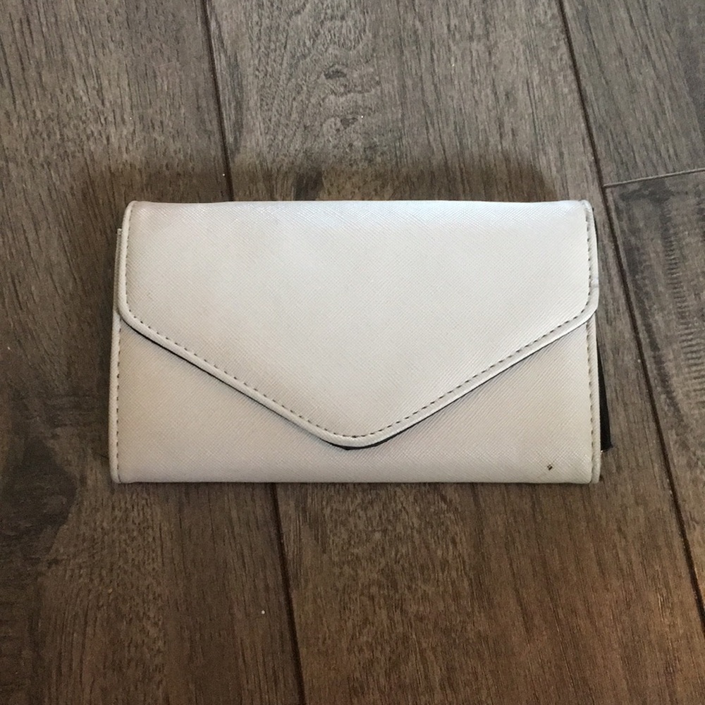 Small tan clutch wallet